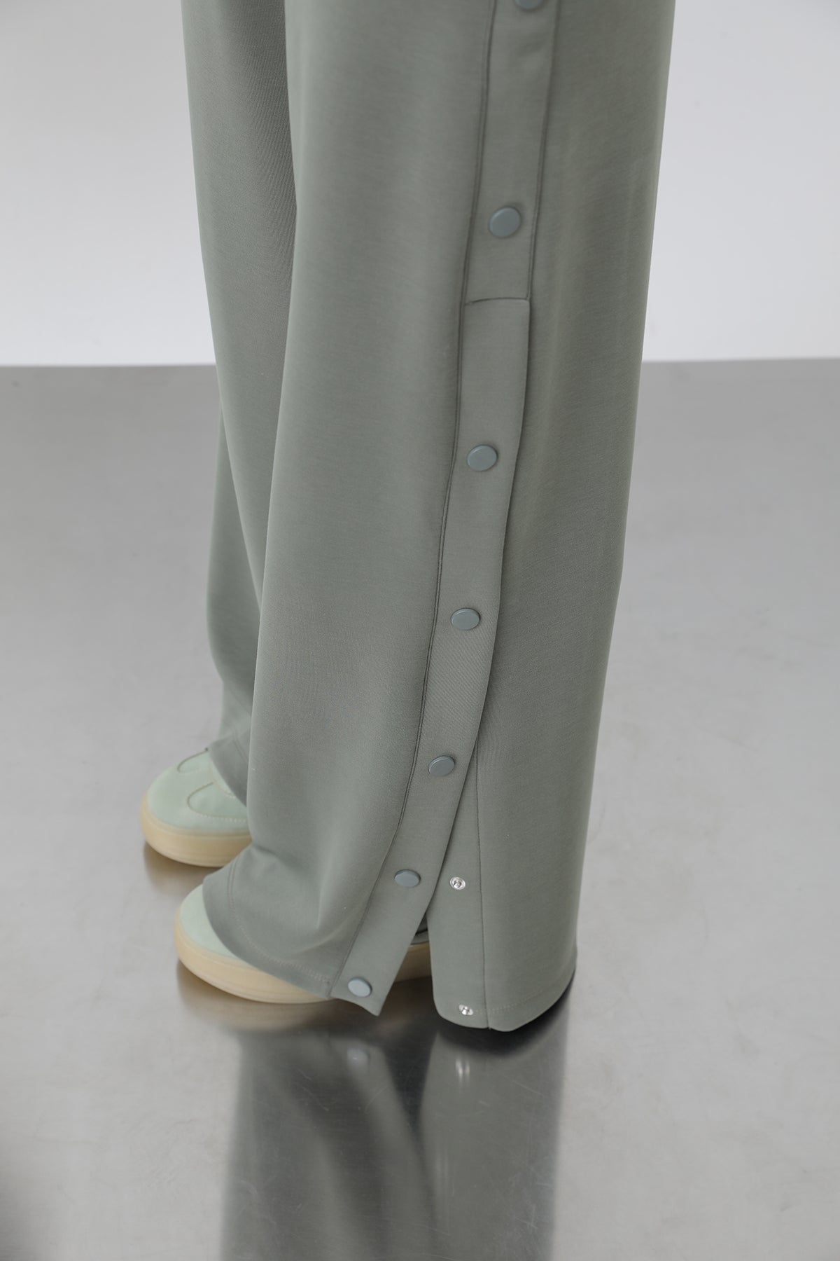 Kadın Yanlar Çıt Çıt Detaylı Pantolon -32157PNT KHAKI