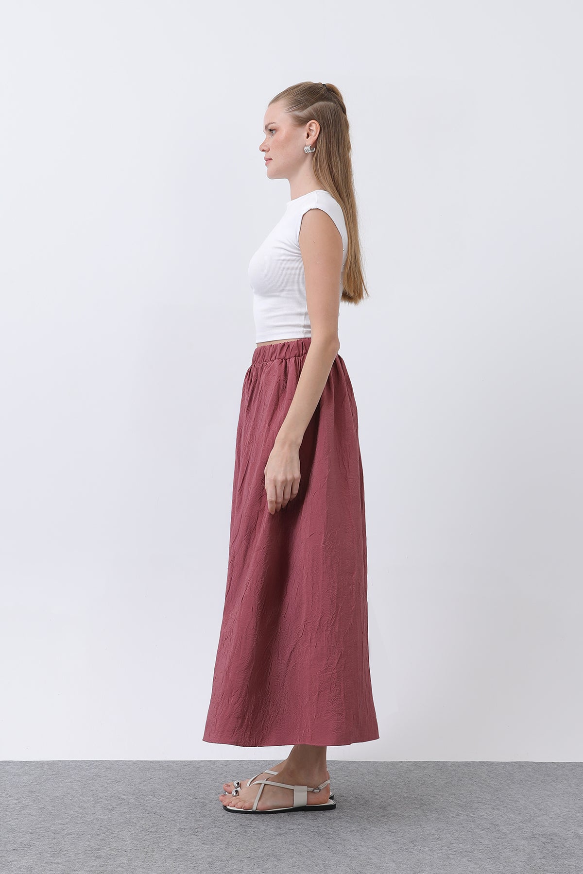 Kadın Açılımlı Etek - 32335ETK ROSE