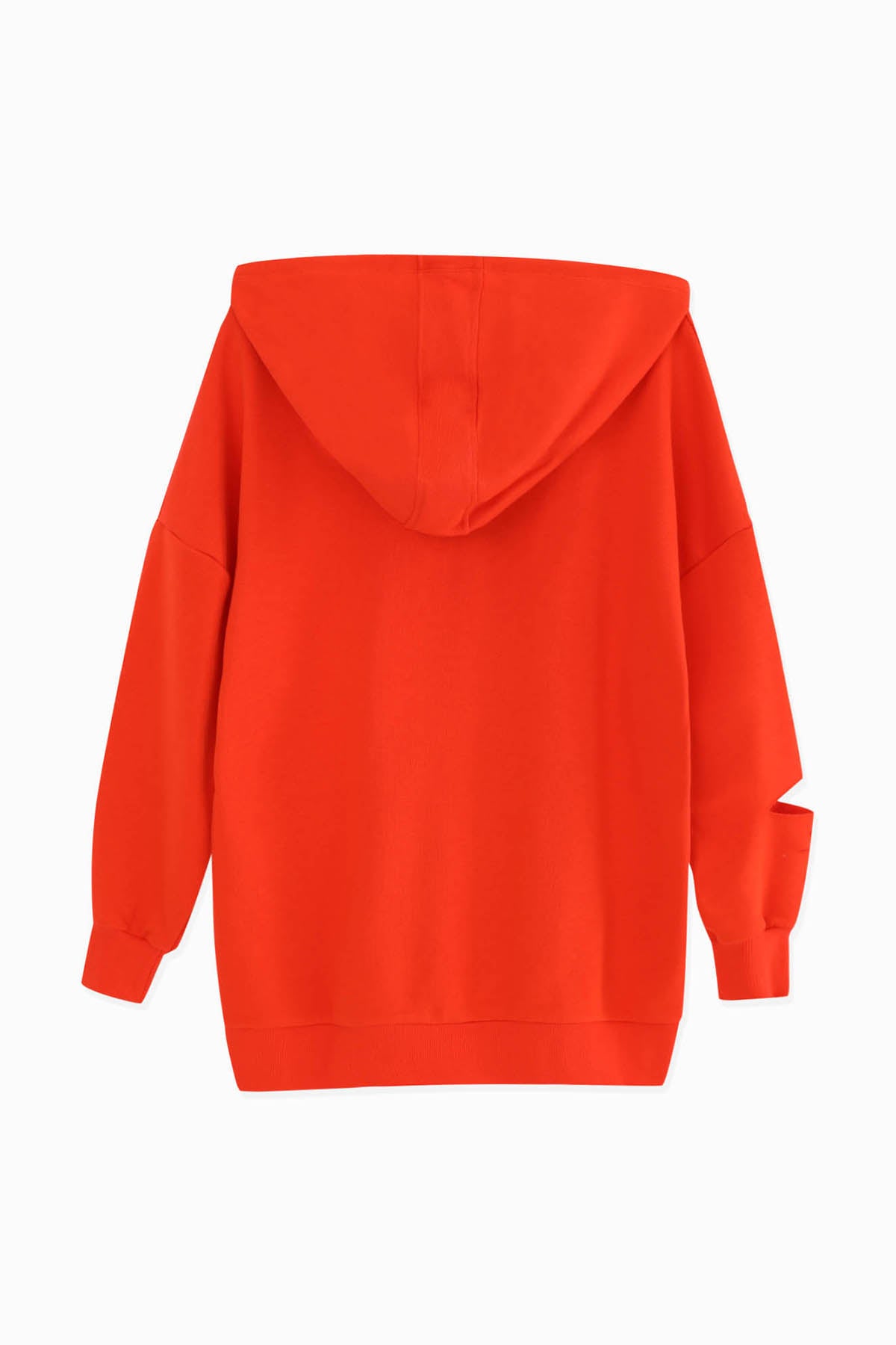 Kadın Kapüşonlu Sweatshirt - 31467SWT ORANGE