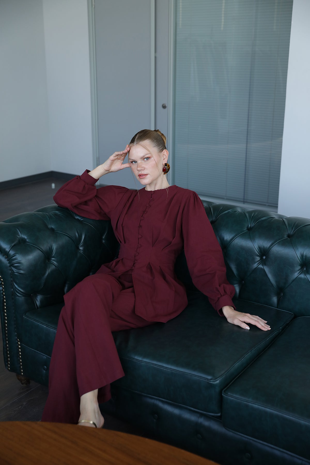 LOREEN 20687 BURGUNDY