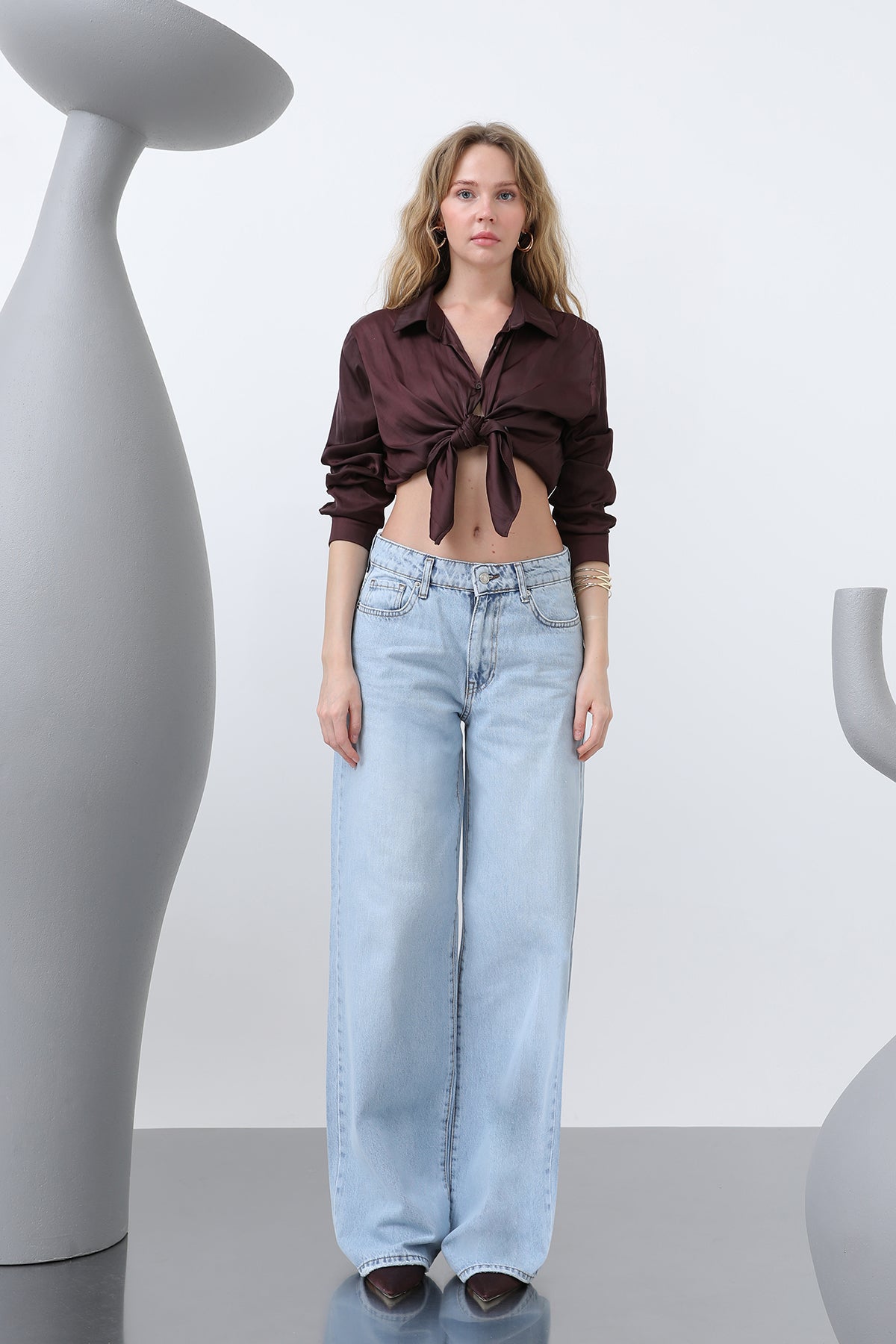 Kadın Denim Pantolon -32193PNT BLUE