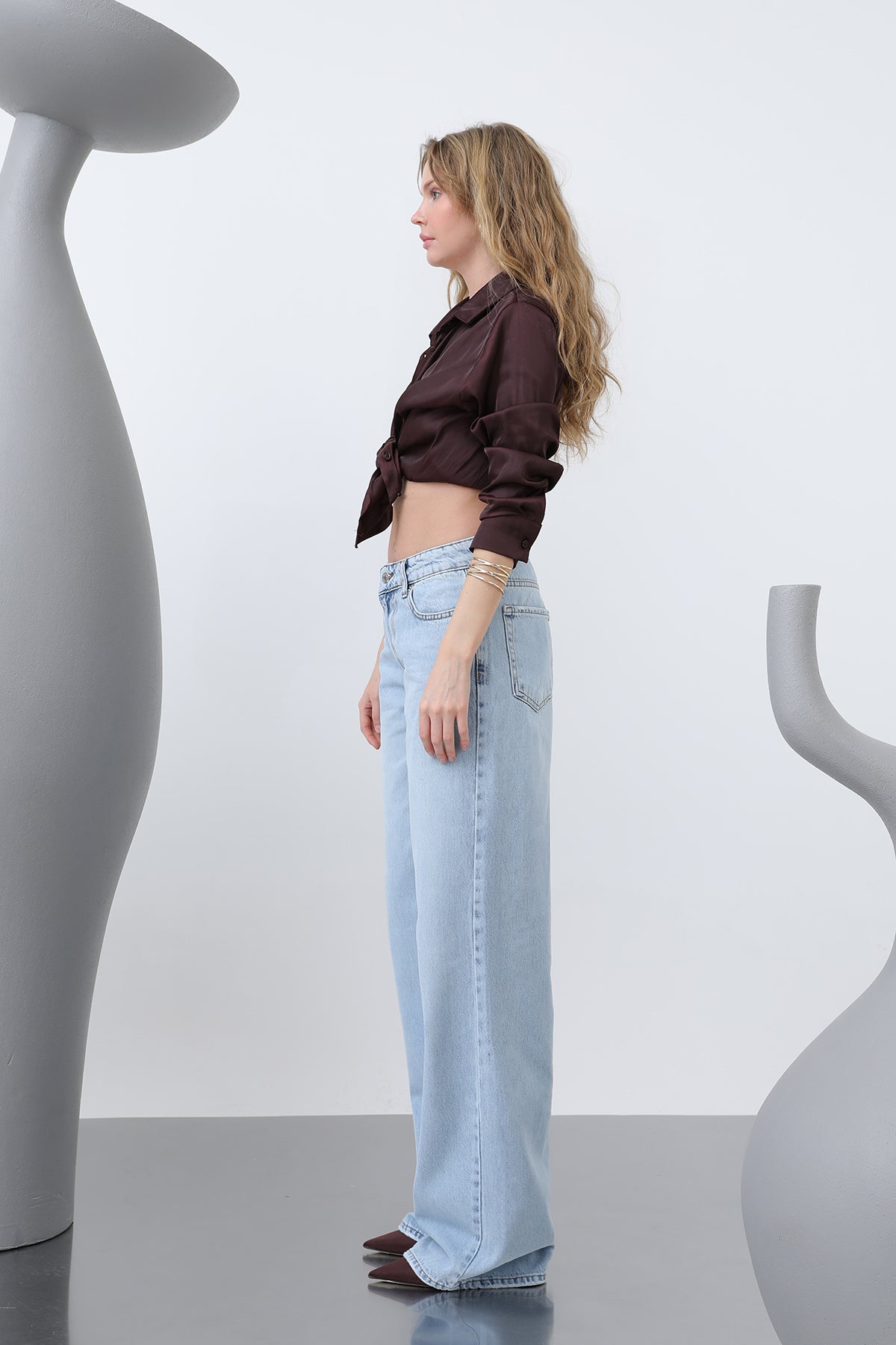 Kadın Denim Pantolon -32193PNT BLUE