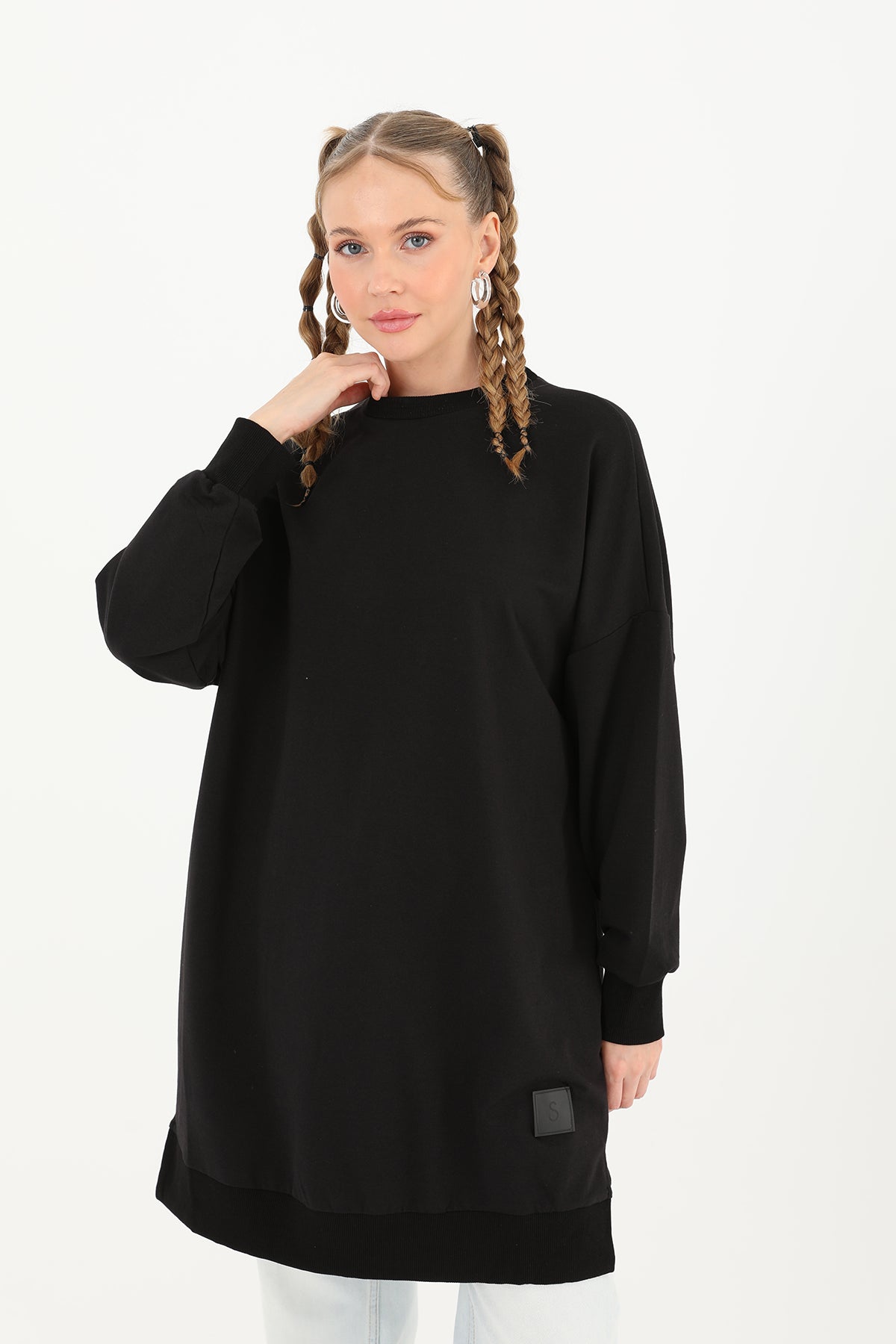 Kadın Basic Tunic - 30644TUN BLACK