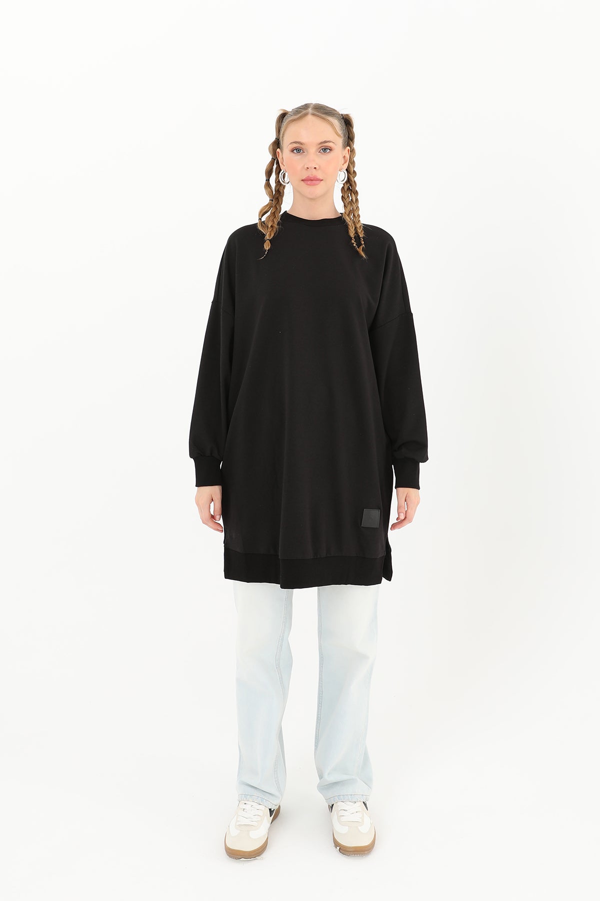 Kadın Basic Tunic - 30644TUN BLACK