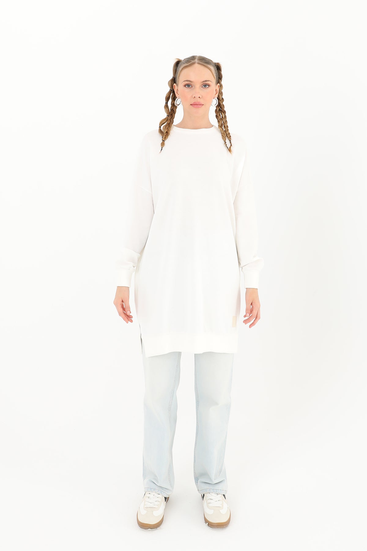 Kadın Basic Tunic - 30644TUN ECRU