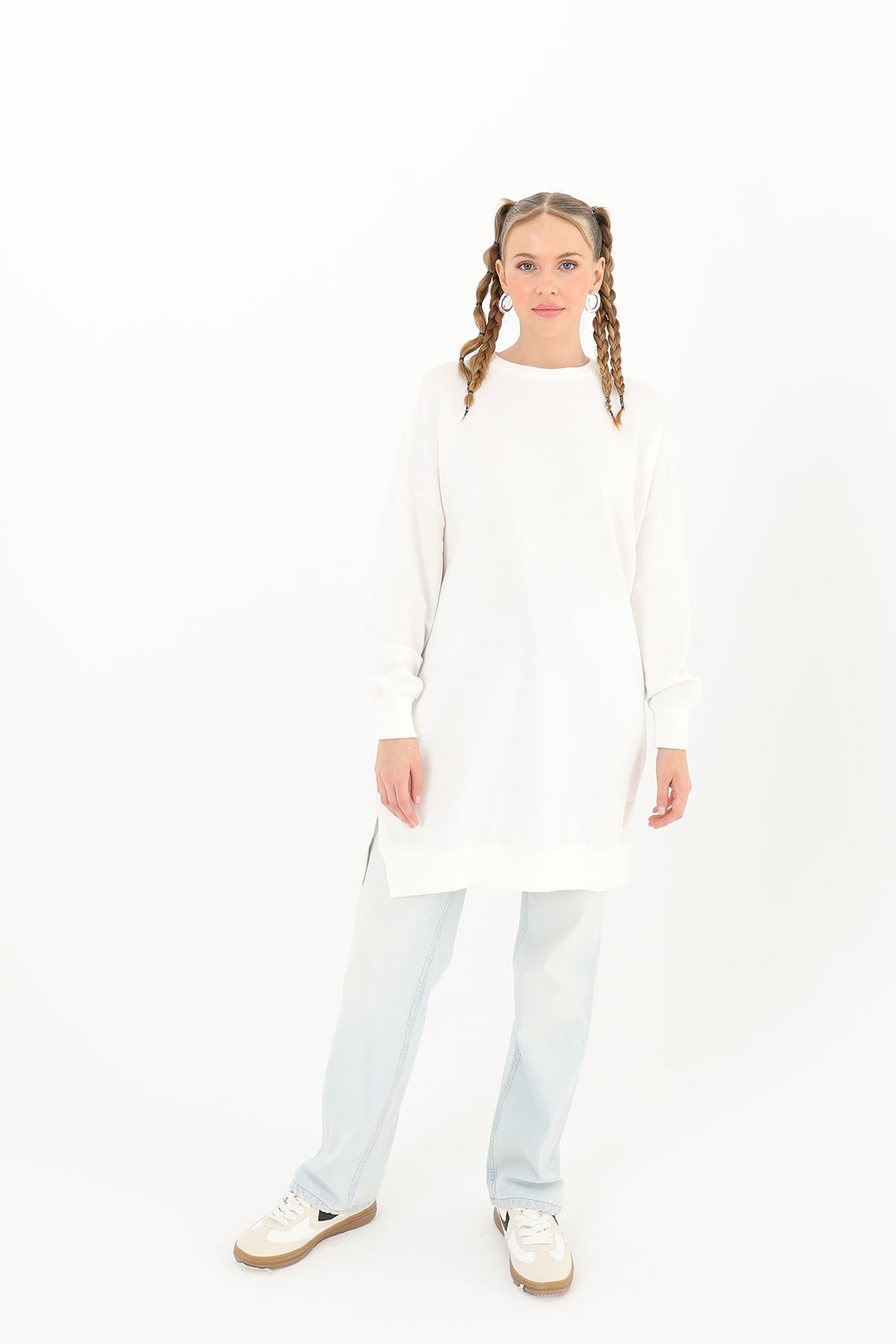 Kadın Basic Tunic - 30644TUN ECRU