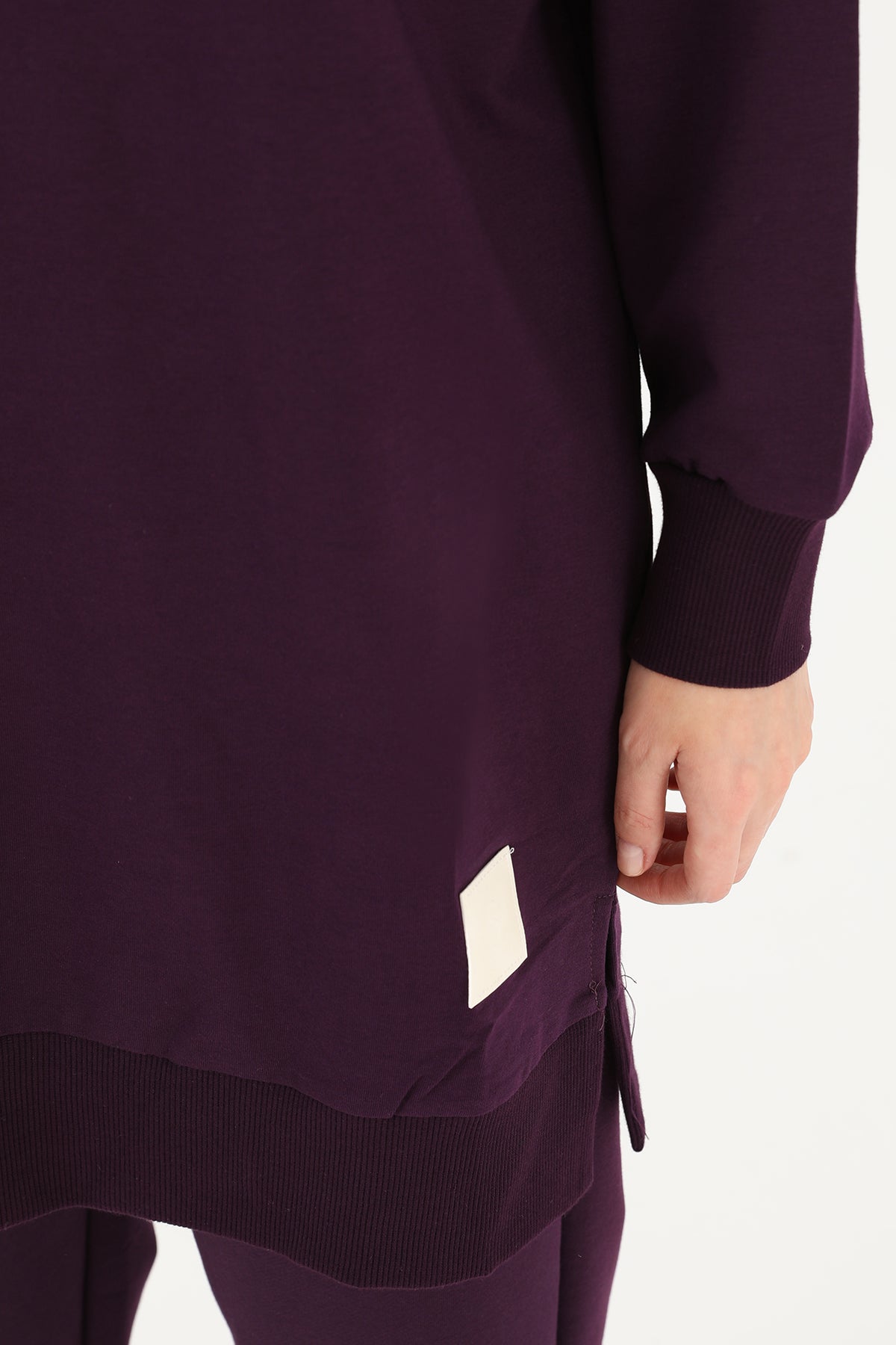 Kadın Basic Tunic - 30644TUN PURPLE