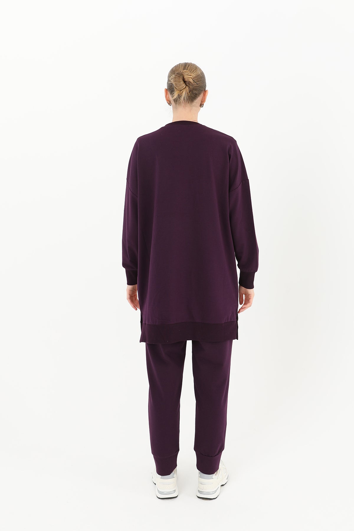 Kadın Basic Tunic - 30644TUN PURPLE
