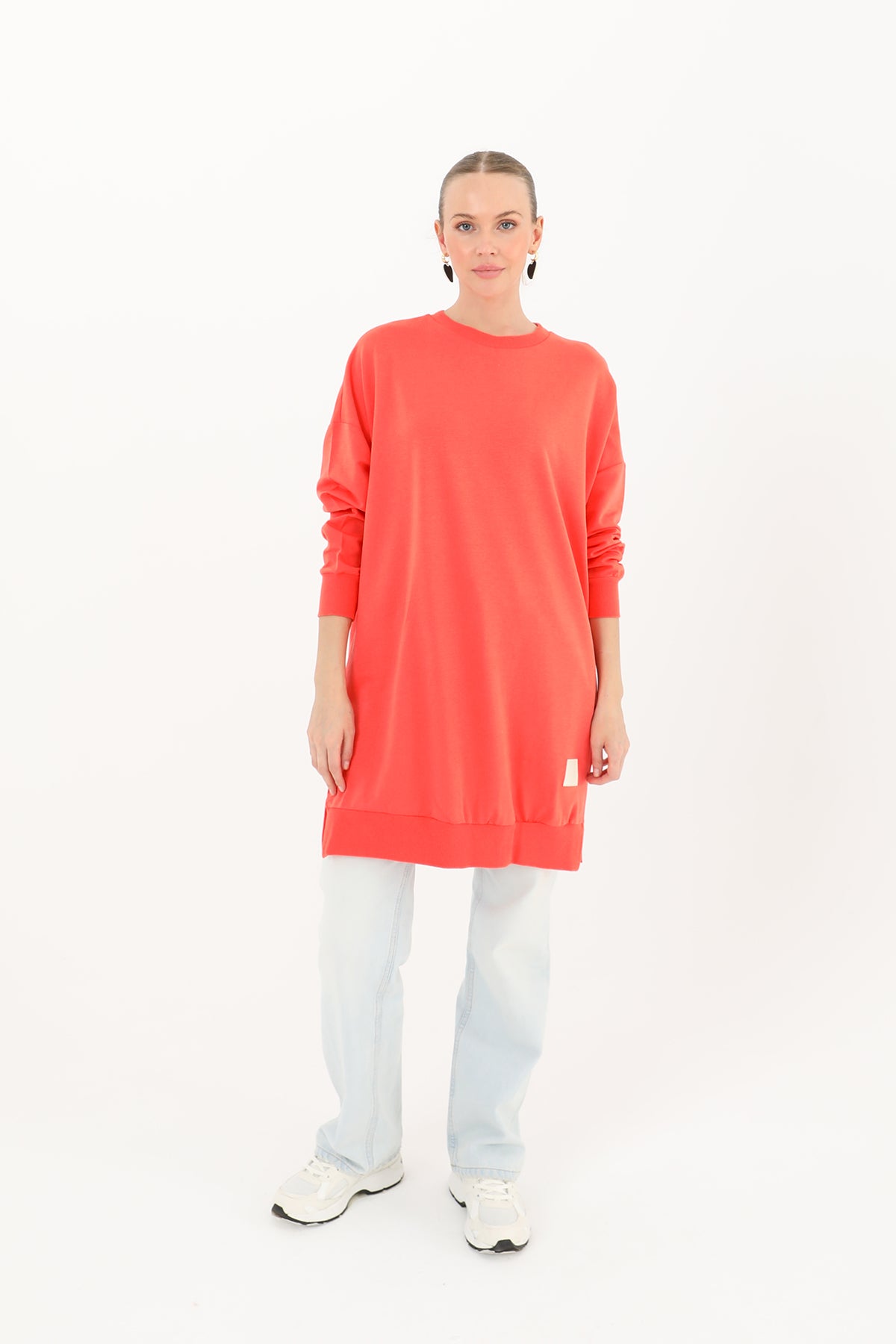 Kadın Basic Tunic - 30644TUN CORAL