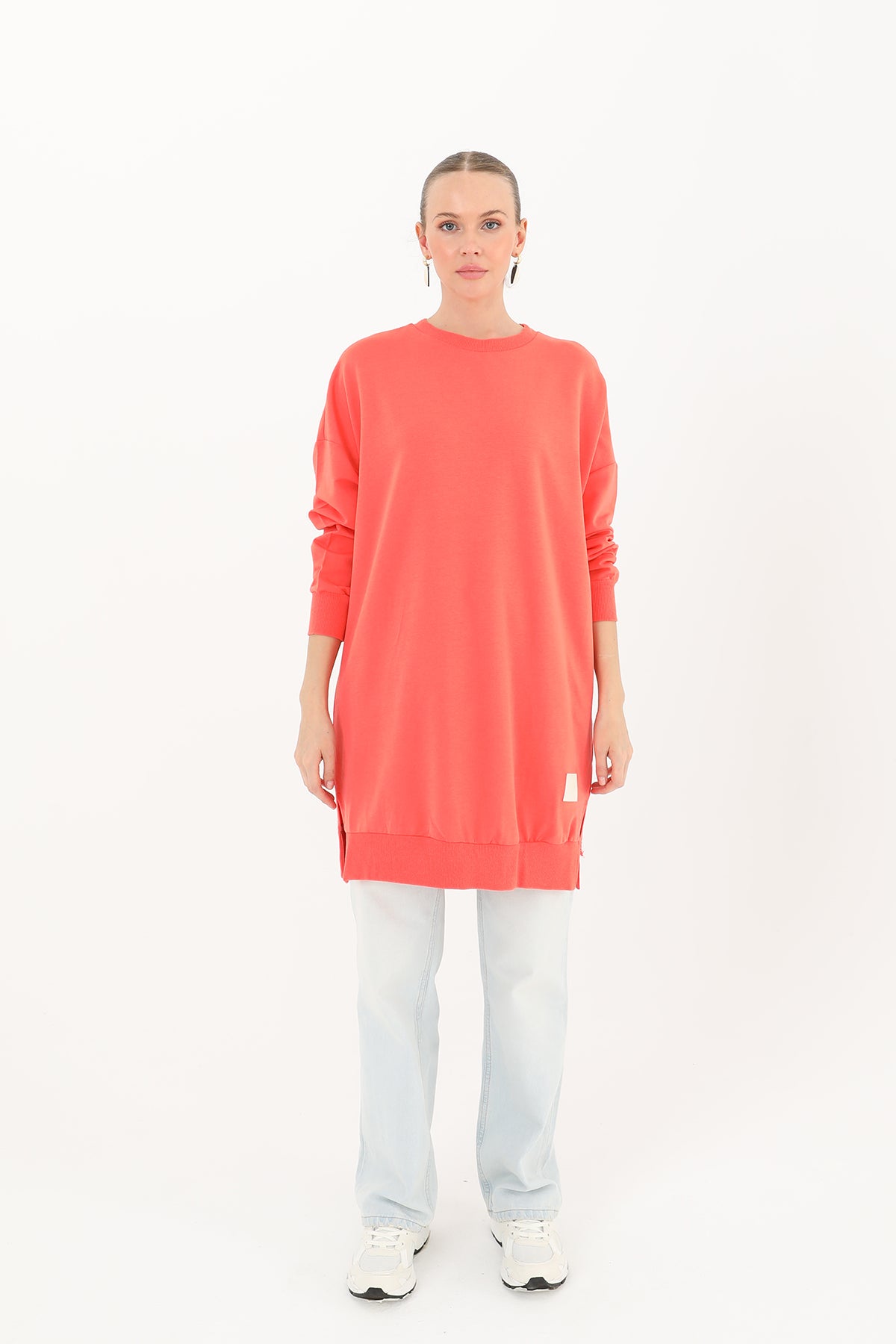 Kadın Basic Tunic - 30644TUN CORAL