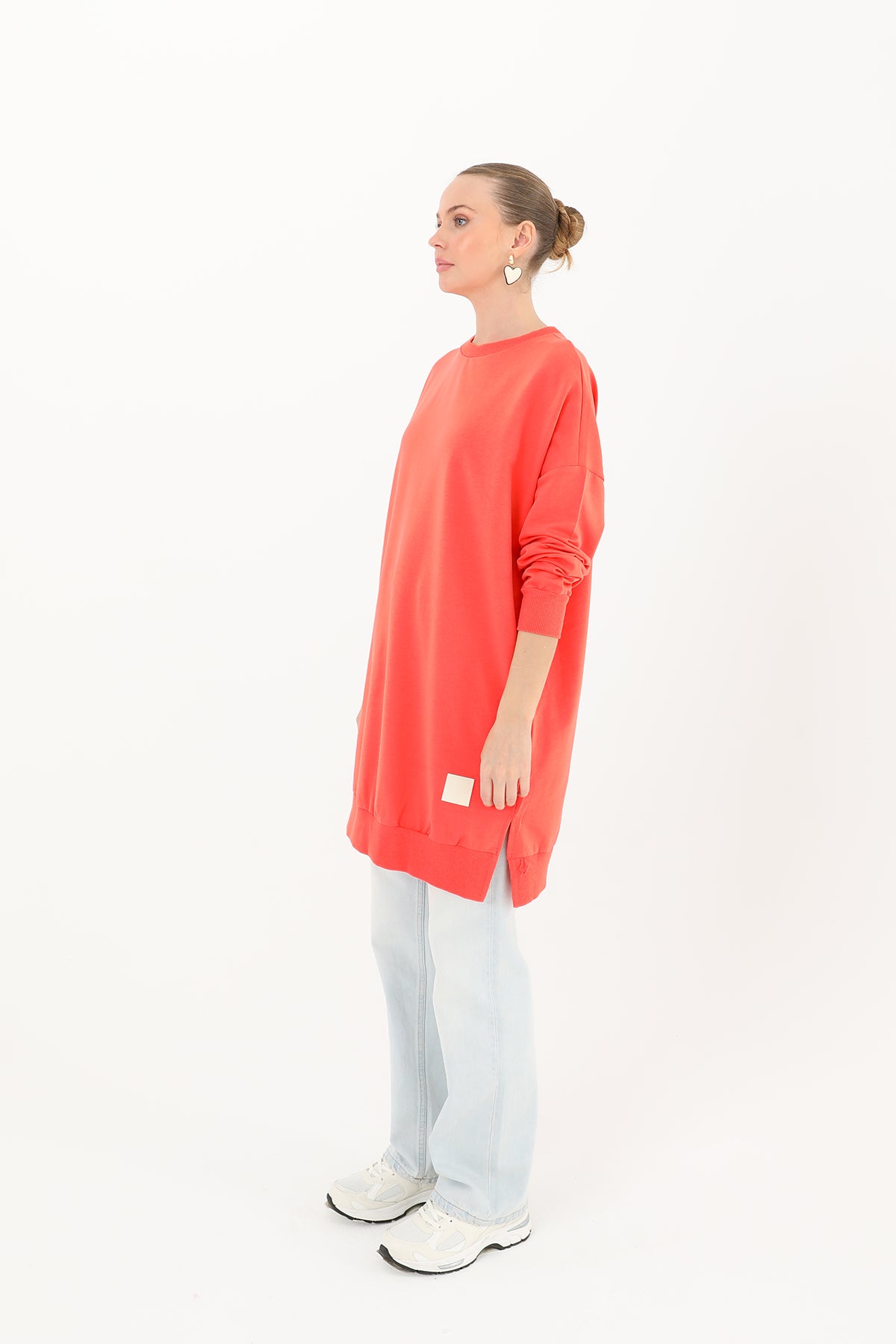 Kadın Basic Tunic - 30644TUN CORAL