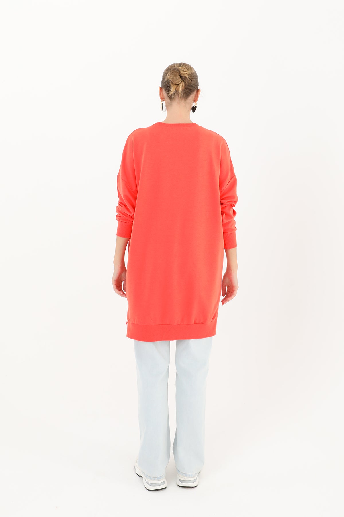 Kadın Basic Tunic - 30644TUN CORAL