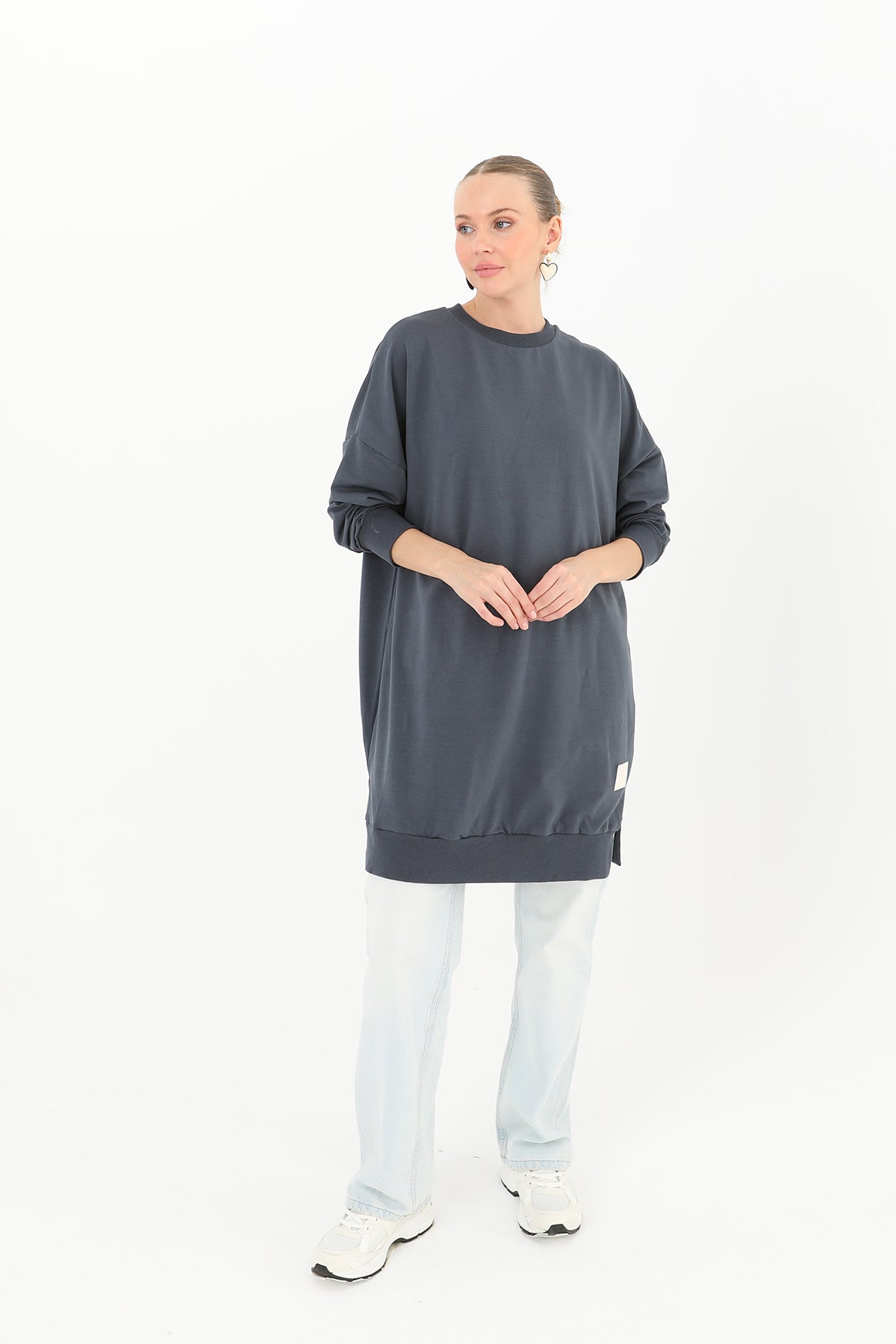 Kadın Basic Tunic - 30644TUN NAVY