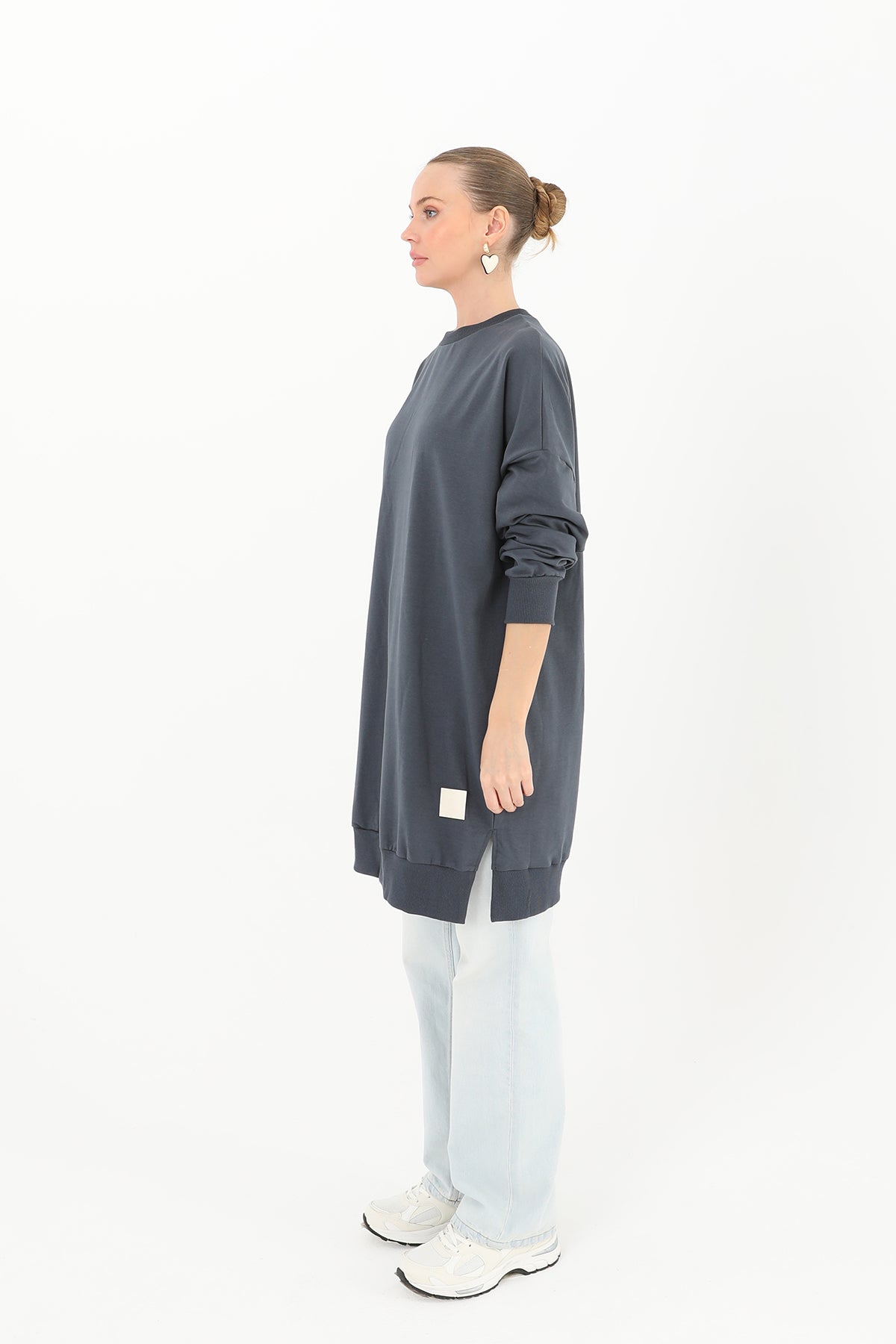 Kadın Basic Tunic - 30644TUN NAVY
