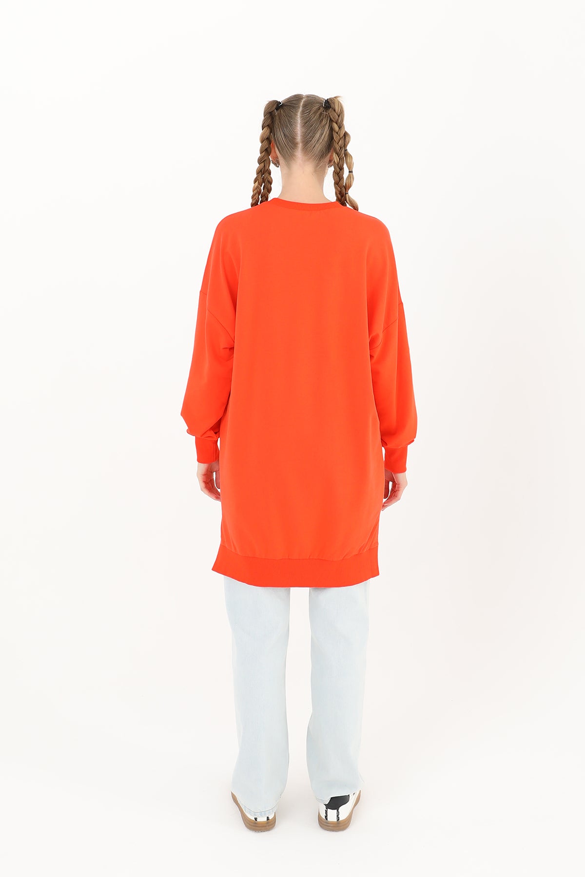 Kadın Basic Tunic - 30644TUN LIGHT RED