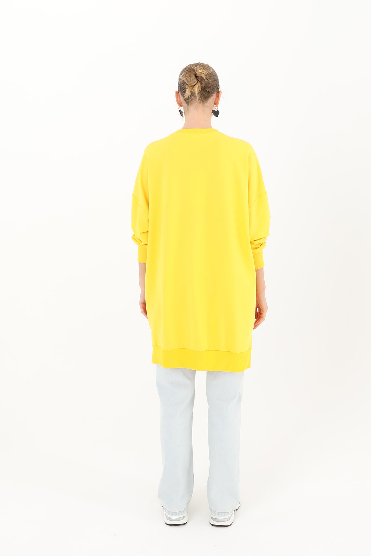 Kadın Basic Tunic - 30644TUN YELLOW