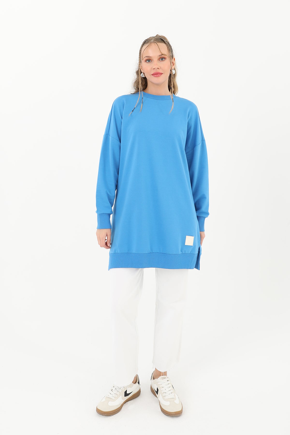 Kadın Basic Tunic - 30644TUN BLUE