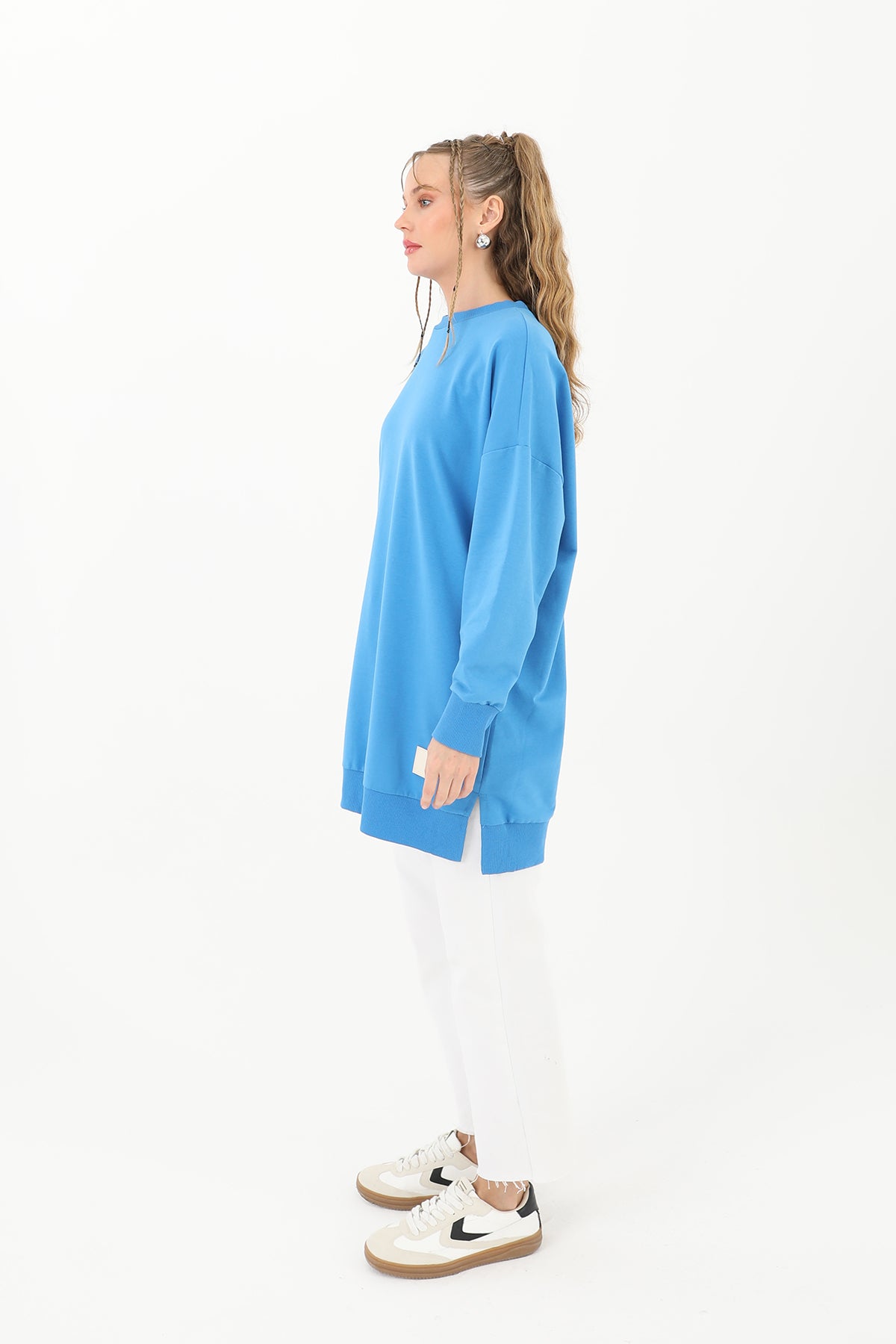 Kadın Basic Tunic - 30644TUN BLUE