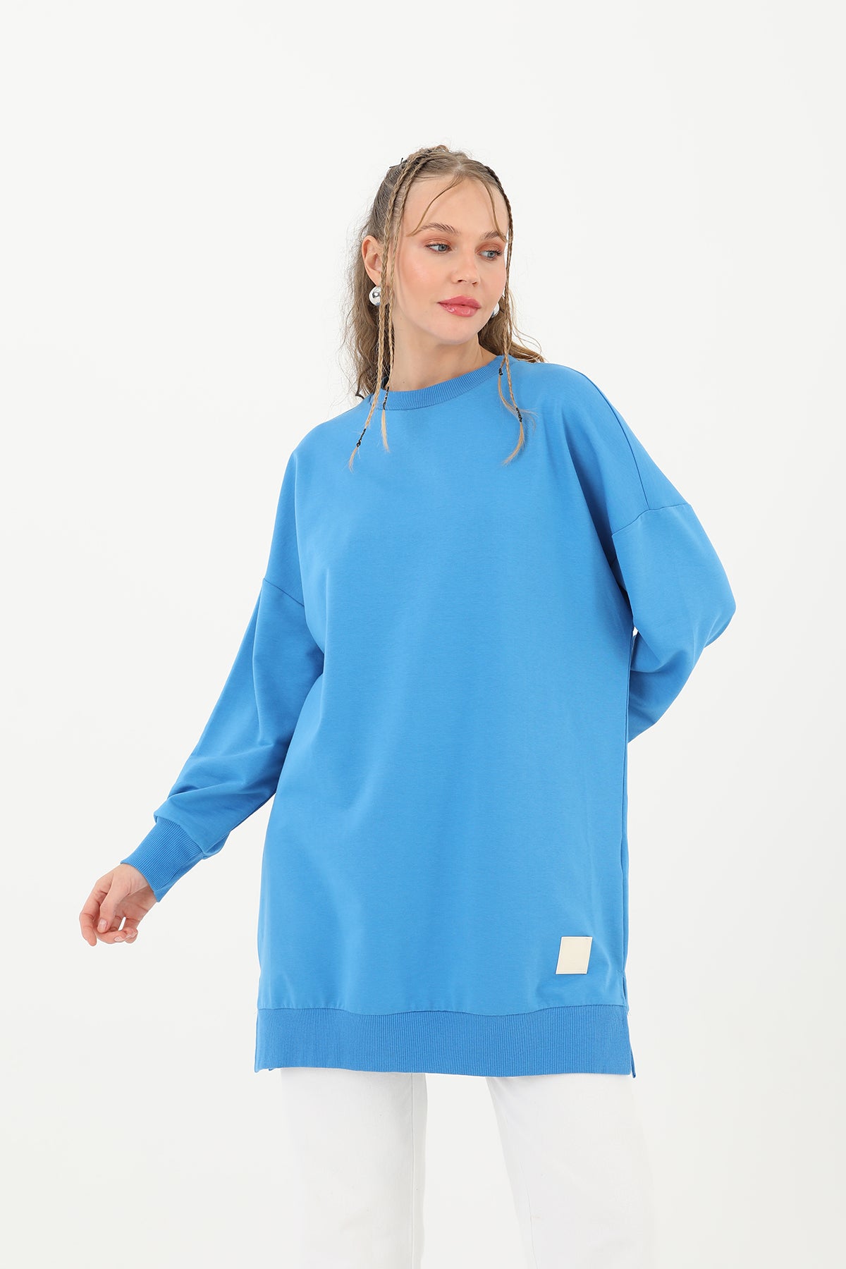 Kadın Basic Tunic - 30644TUN BLUE
