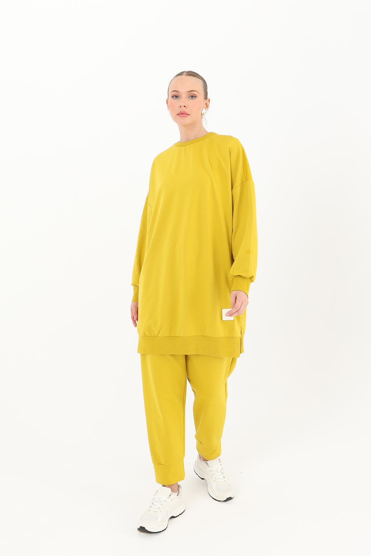 Kadın Basic Tunic - 30644TUN OLIVE