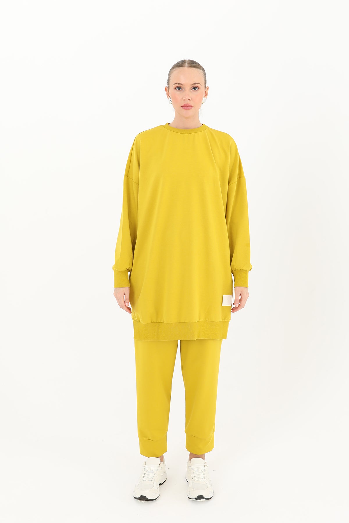 Kadın Basic Tunic - 30644TUN OLIVE