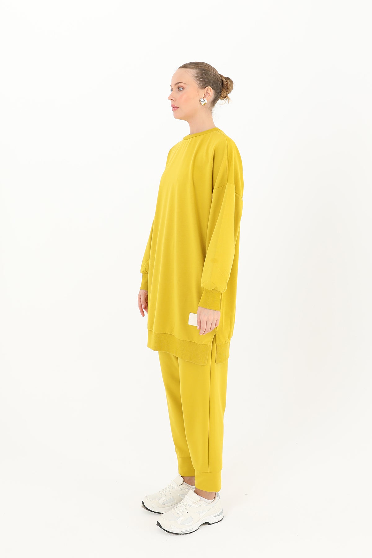 Kadın Basic Tunic - 30644TUN OLIVE