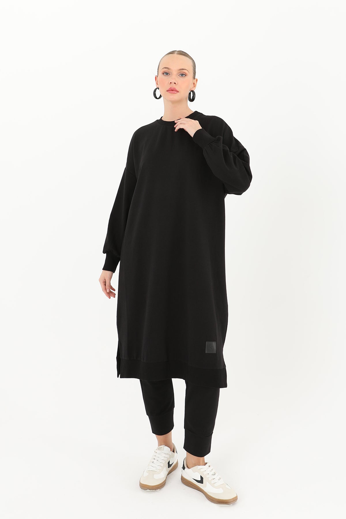 Kadın Basic Tunic - 30645TUN BLACK