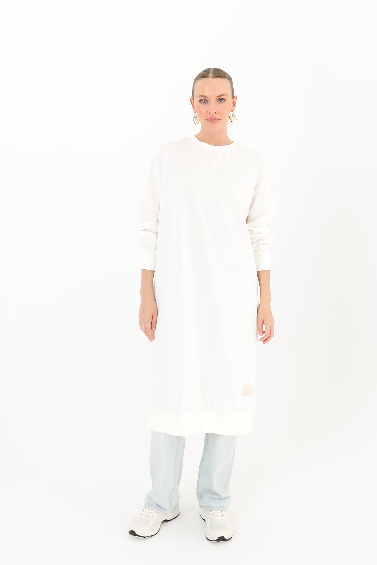 Kadın Basic Tunic - 30645TUN ECRU