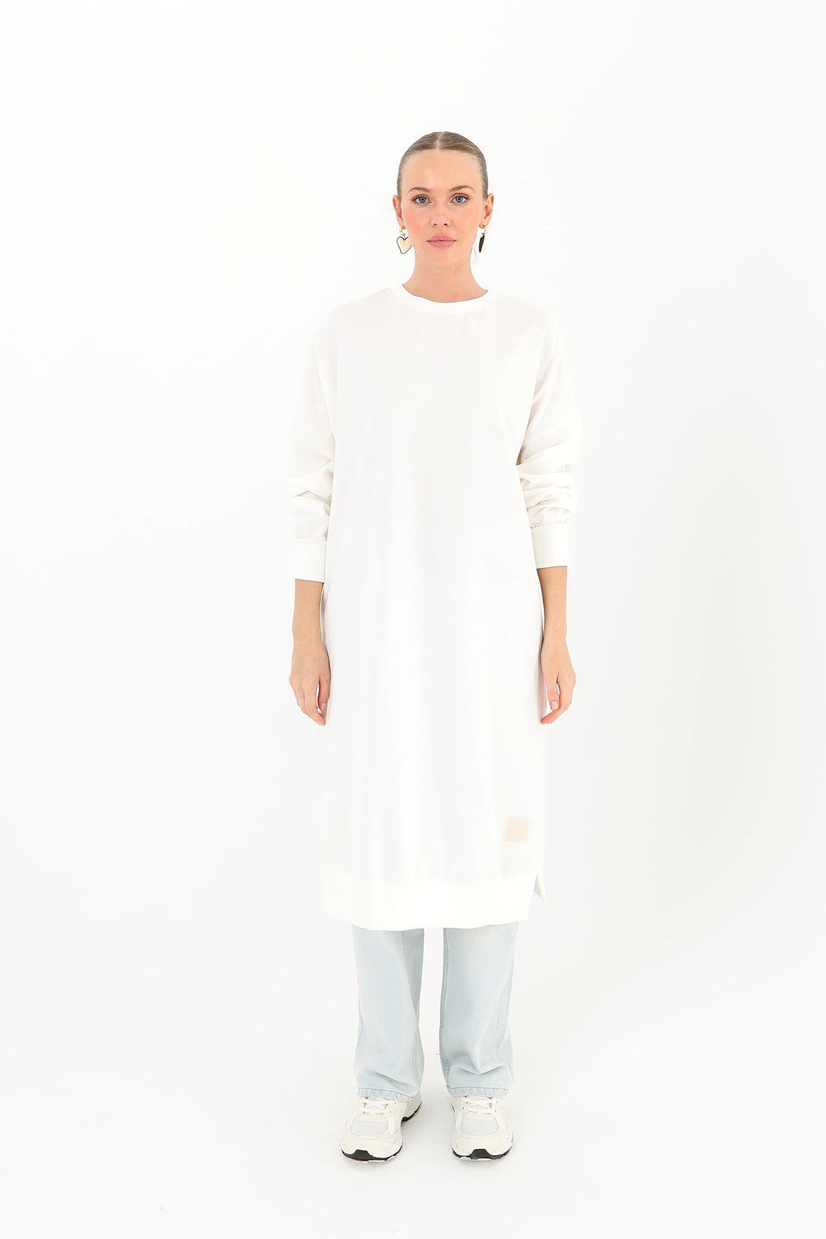 Kadın Basic Tunic - 30645TUN ECRU