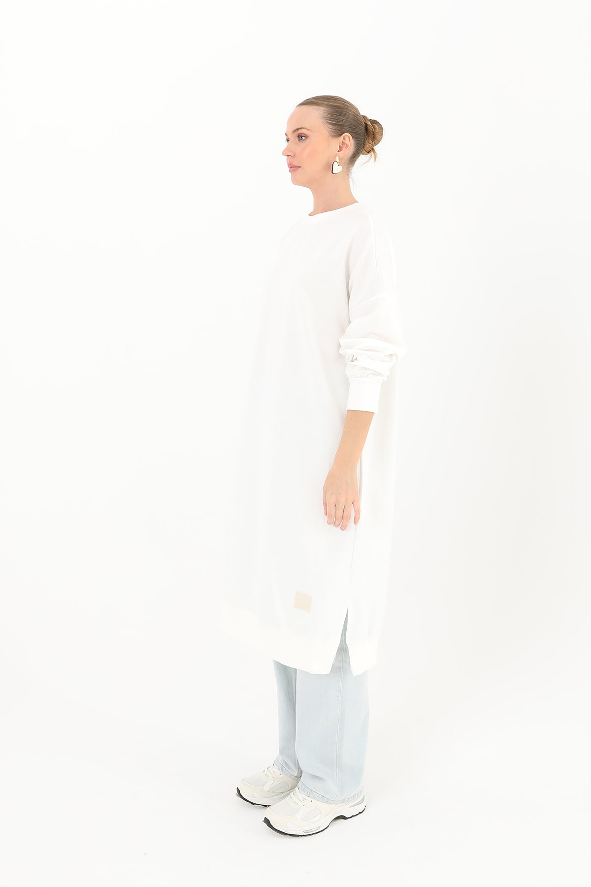 Kadın Basic Tunic - 30645TUN ECRU