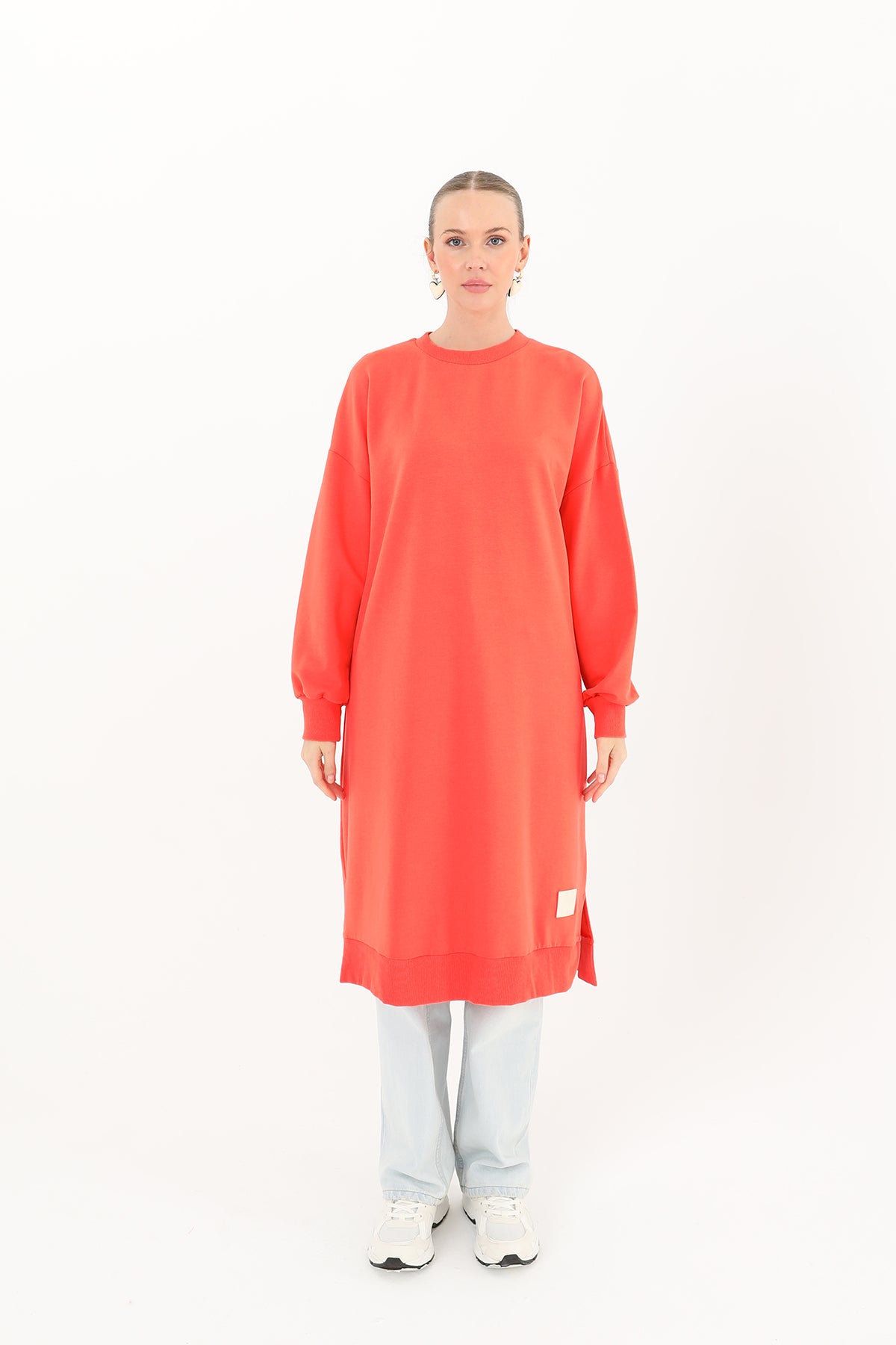 Kadın Basic Tunic - 30645TUN CORAL