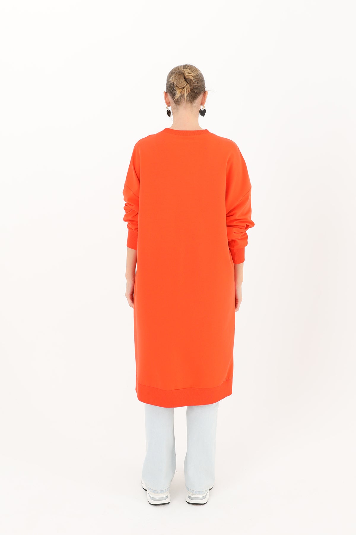 Kadın Basic Tunic - 30645TUN LIGHT RED