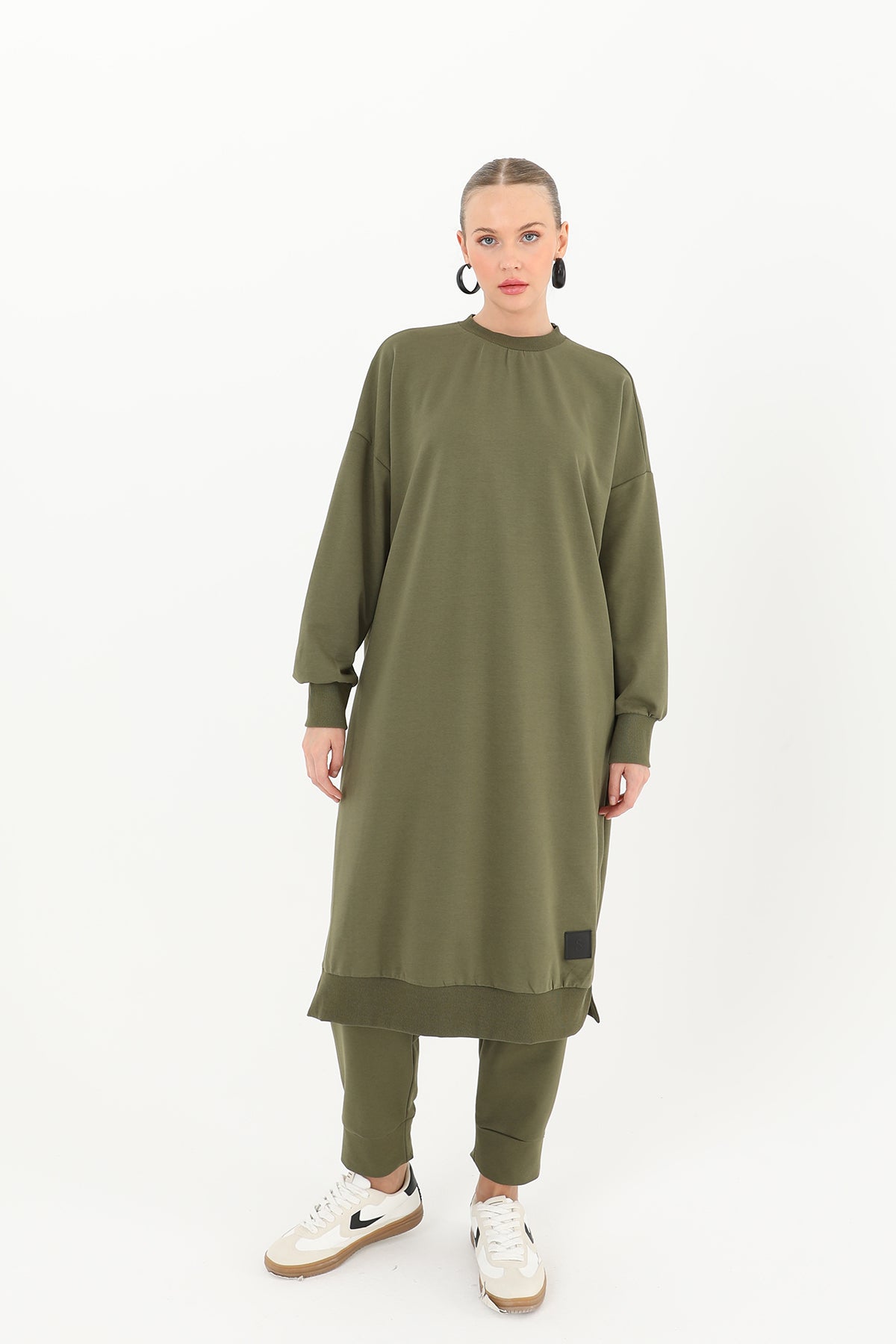 Kadın Basic Tunic - 30645TUN KHAKI