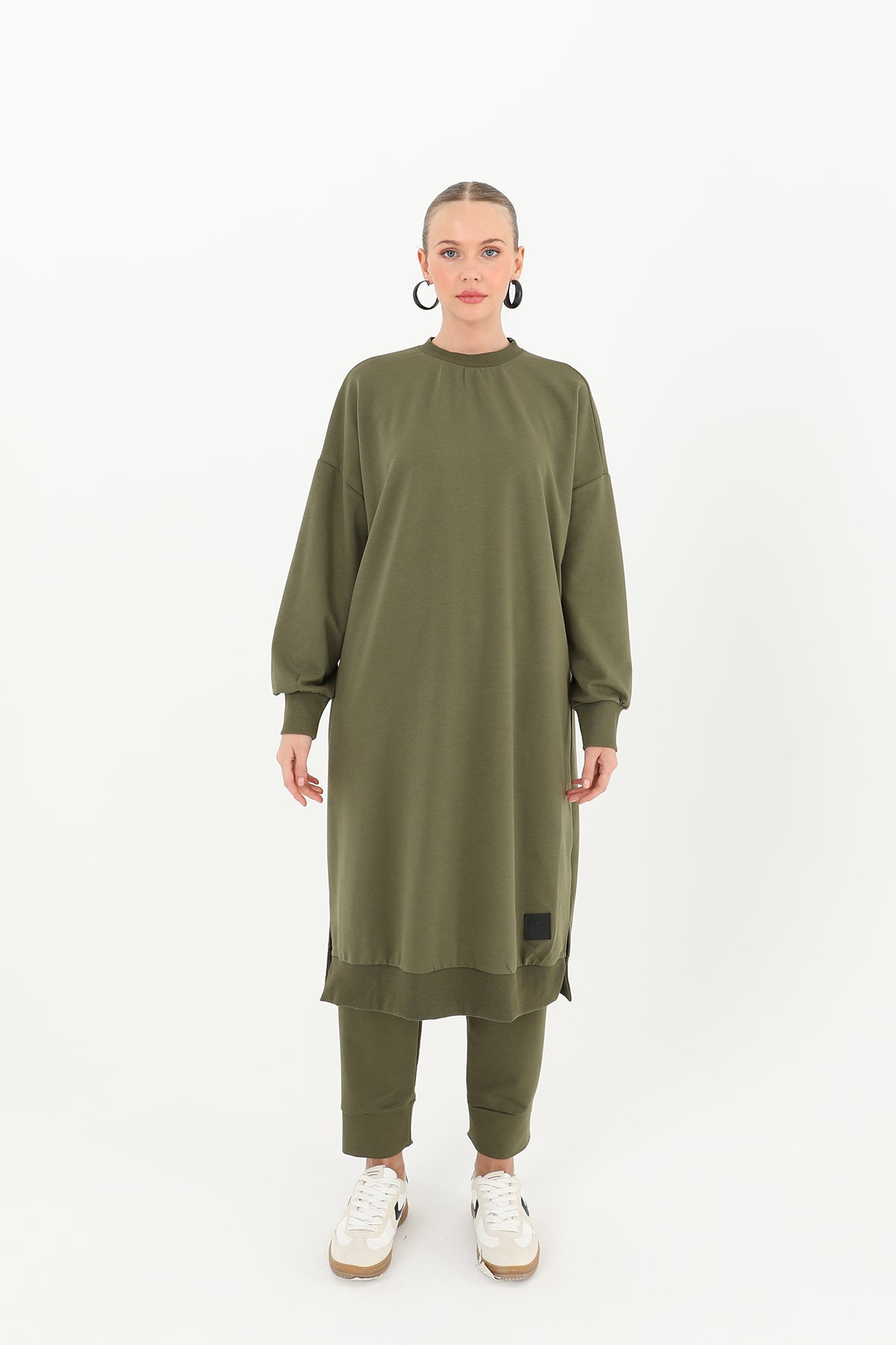 Kadın Basic Tunic - 30645TUN KHAKI