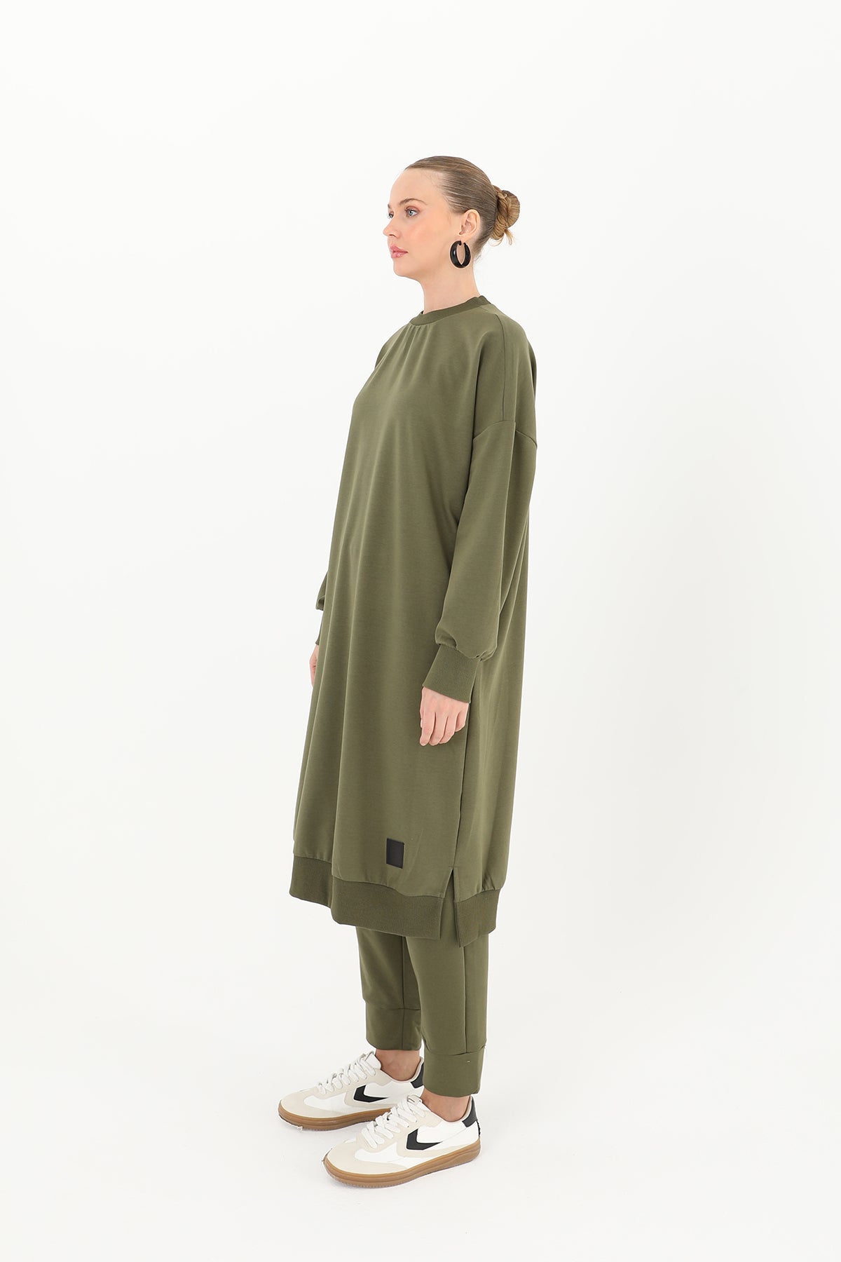 Kadın Basic Tunic - 30645TUN KHAKI