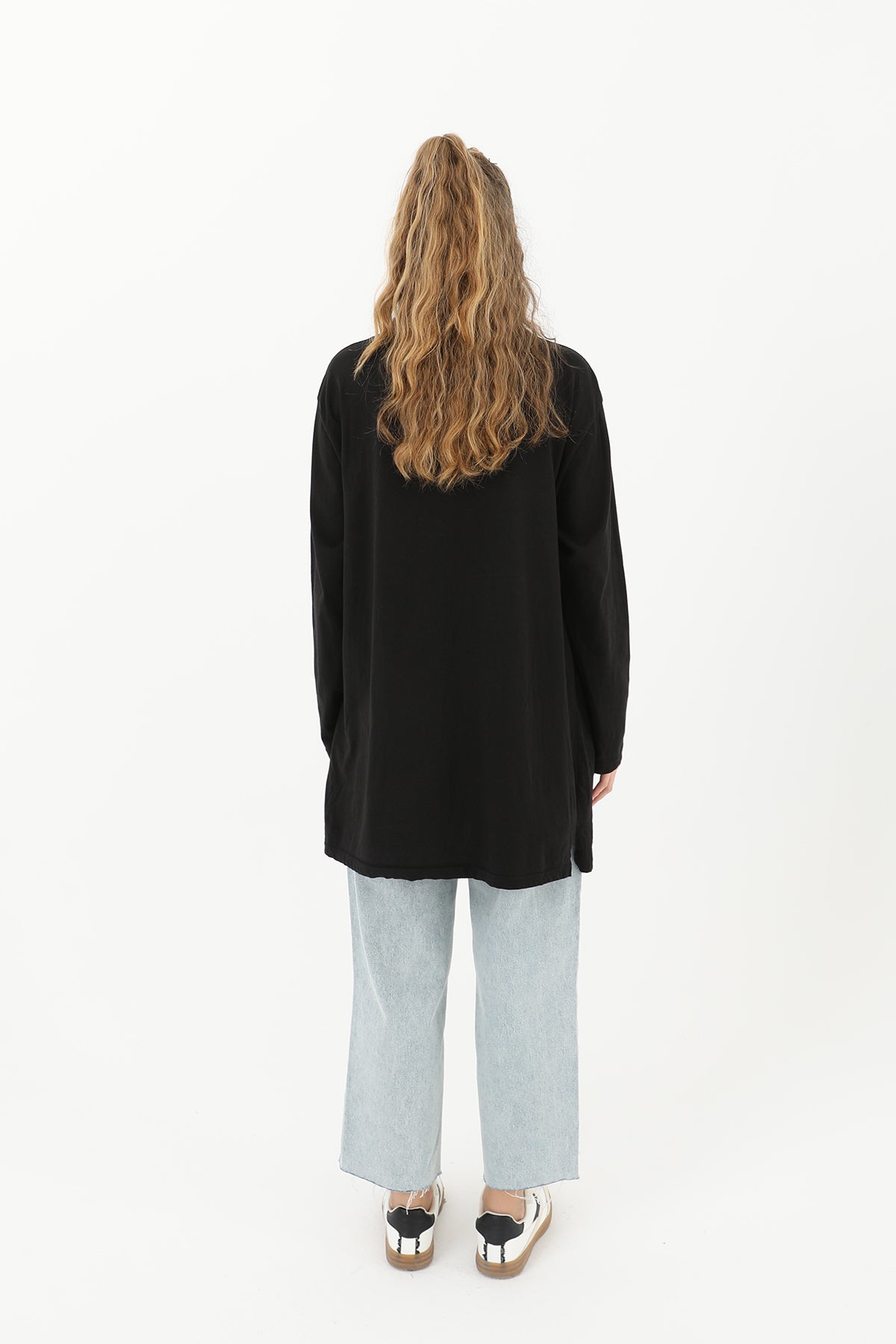 Kadın Basic Tunik - 30726TUN BLACK