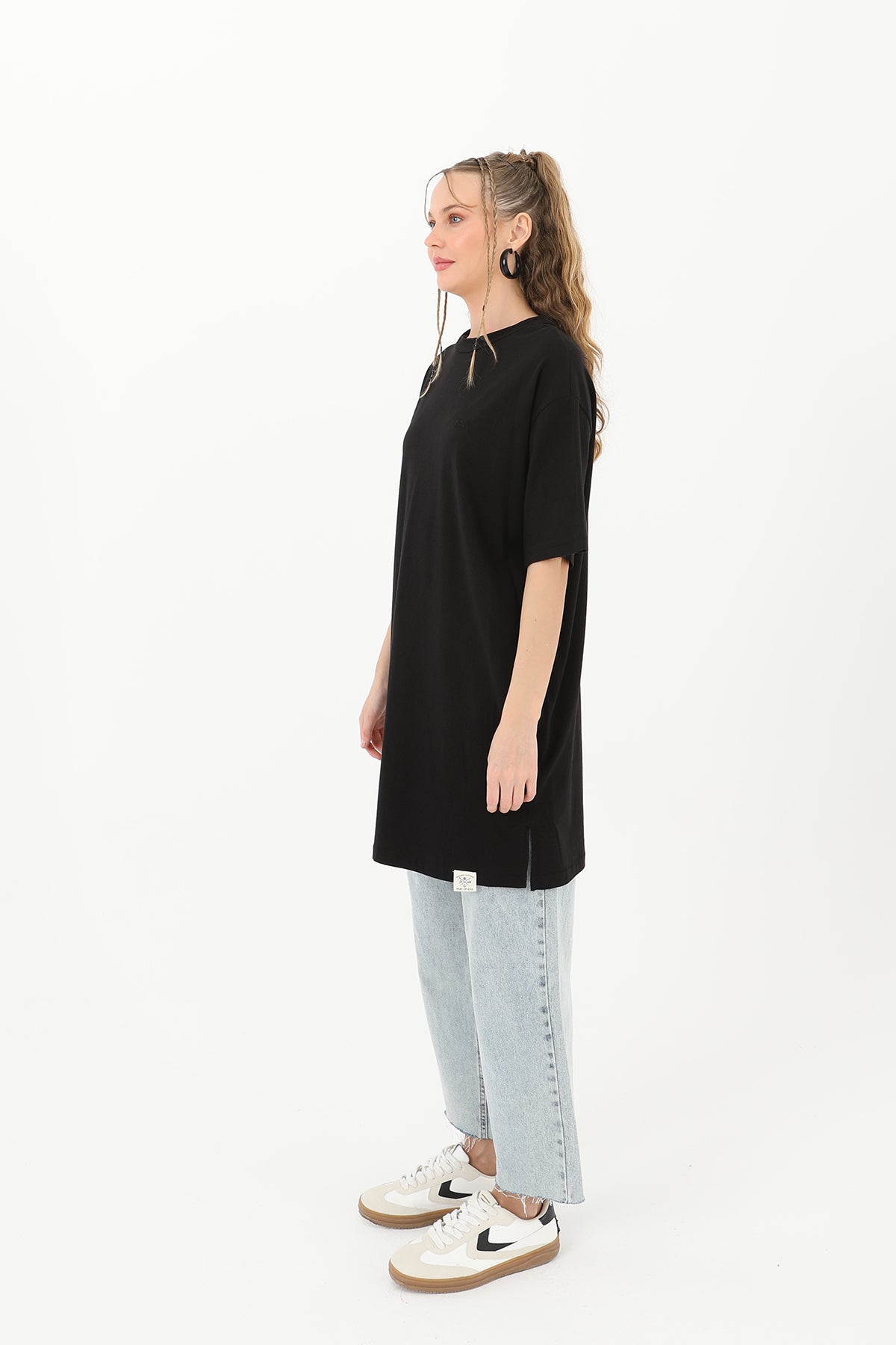 Kadın Basic T-shirt - 30727TSH BLACK