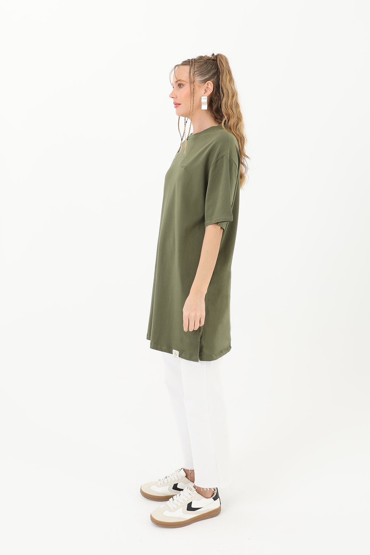 Kadın Basic T-shirt - 30727TSH KHAKI